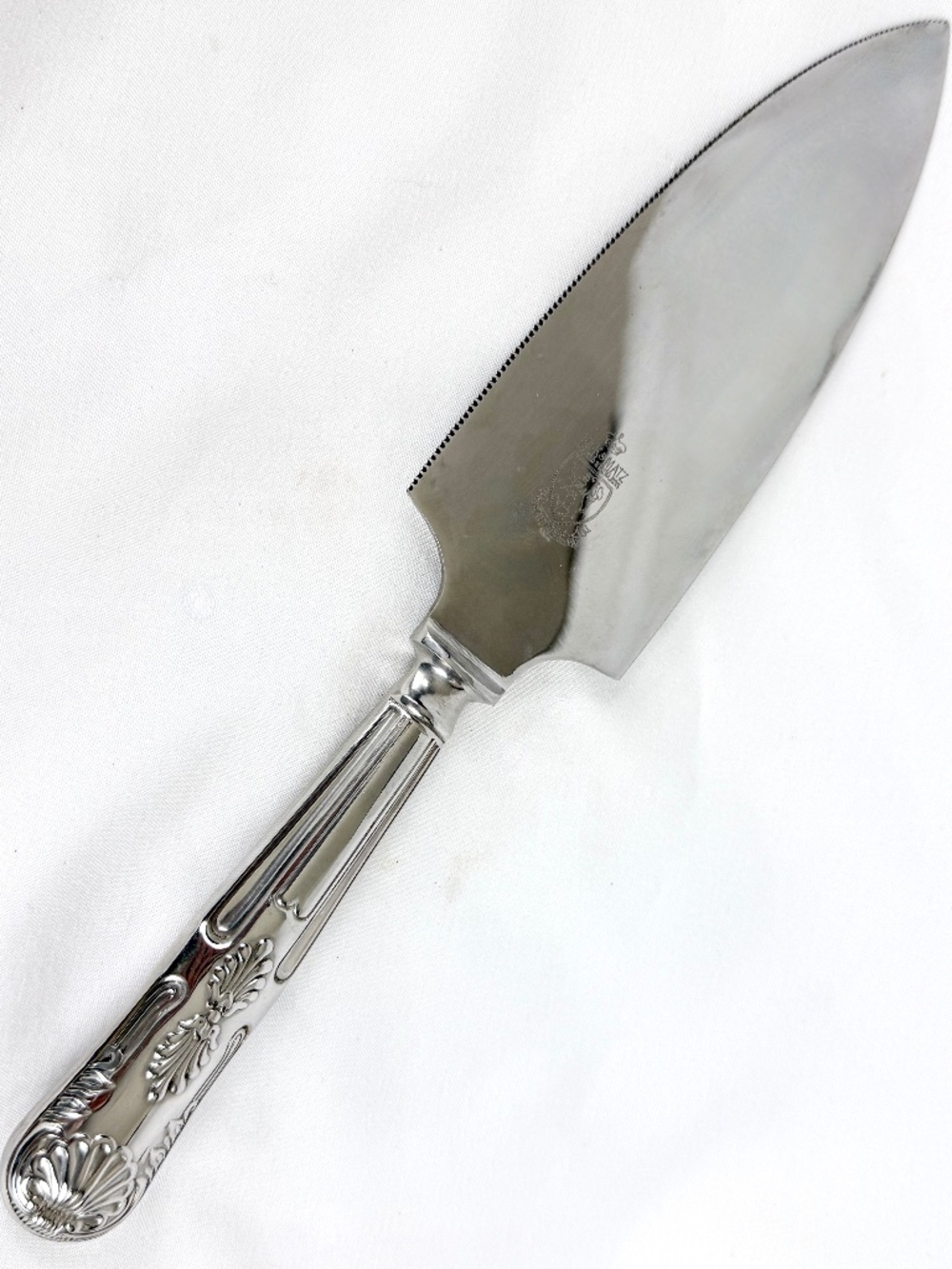 Kirk & Matz Kings Pattern Cake Pie Server Sheffield England Silverplate Gift